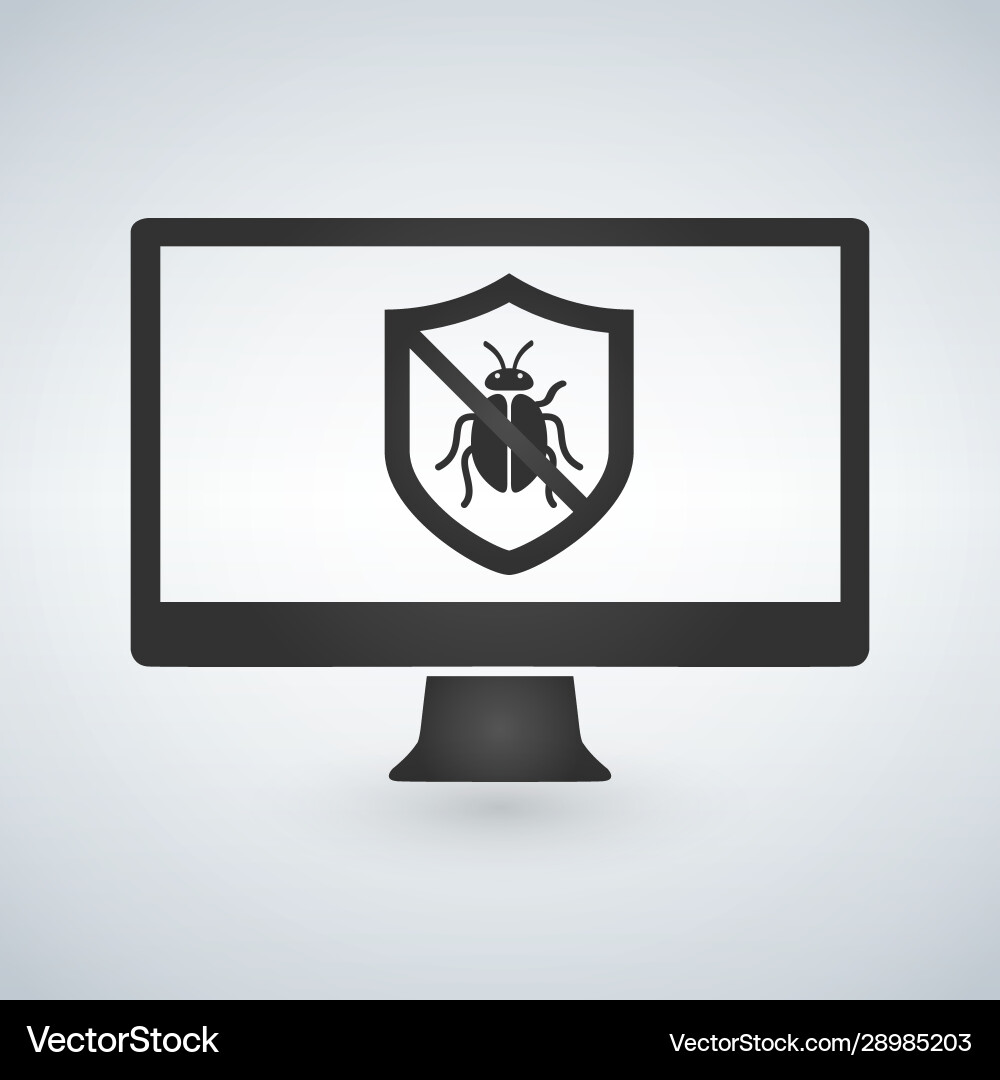 System bug concept code System bug concept code vector image