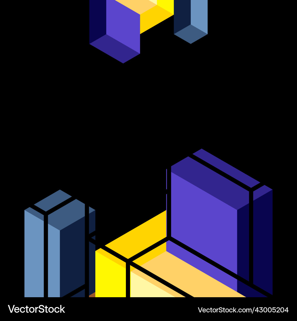 Abstract background 3d cubes cubic elements Abstract background 3d cubes cubic elements vector image