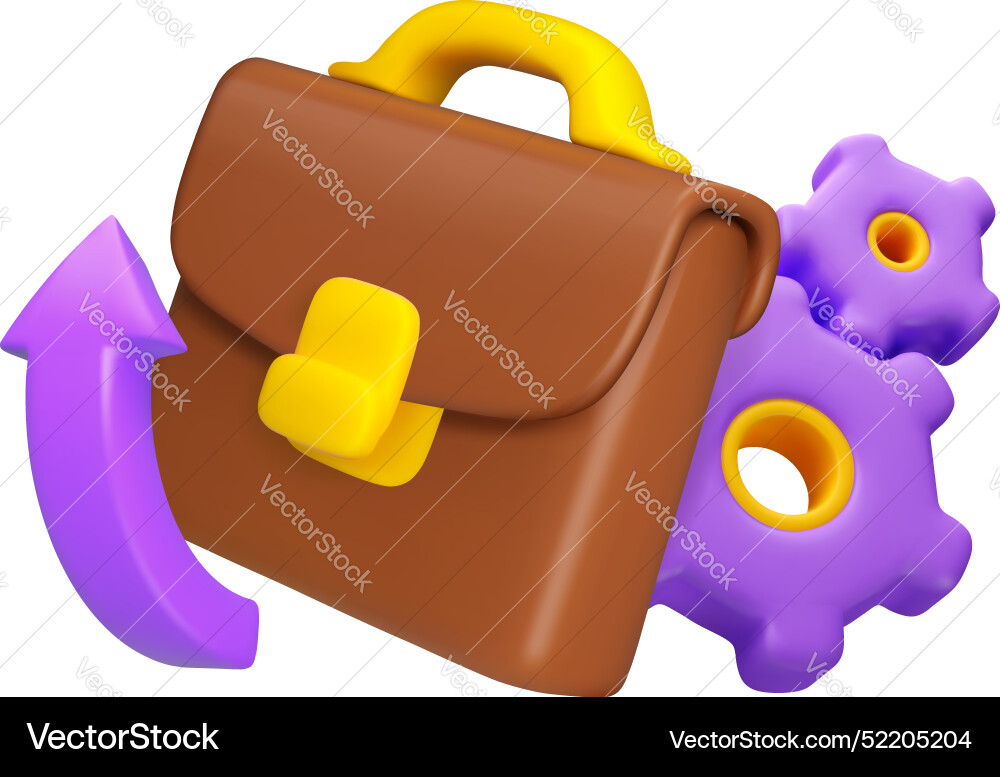 Business Automation Workflow vector image