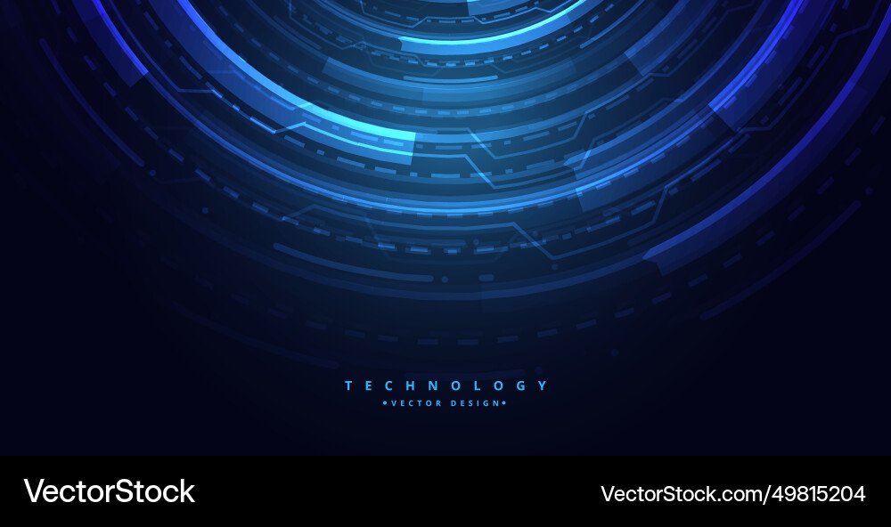 Futuristic web data hud backdrop for cyber Vector Image