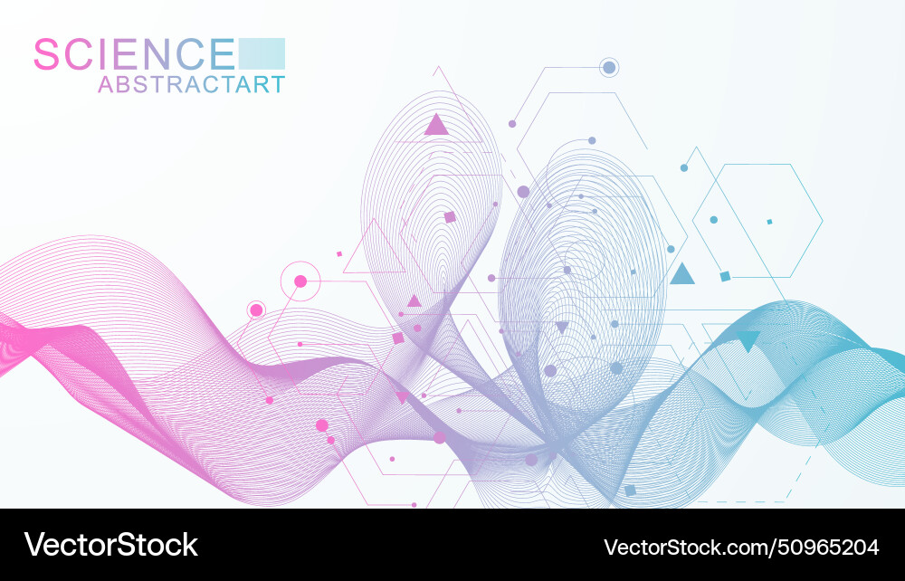 Geometric abstract background with connected line Geometric abstract background with connected line vector image