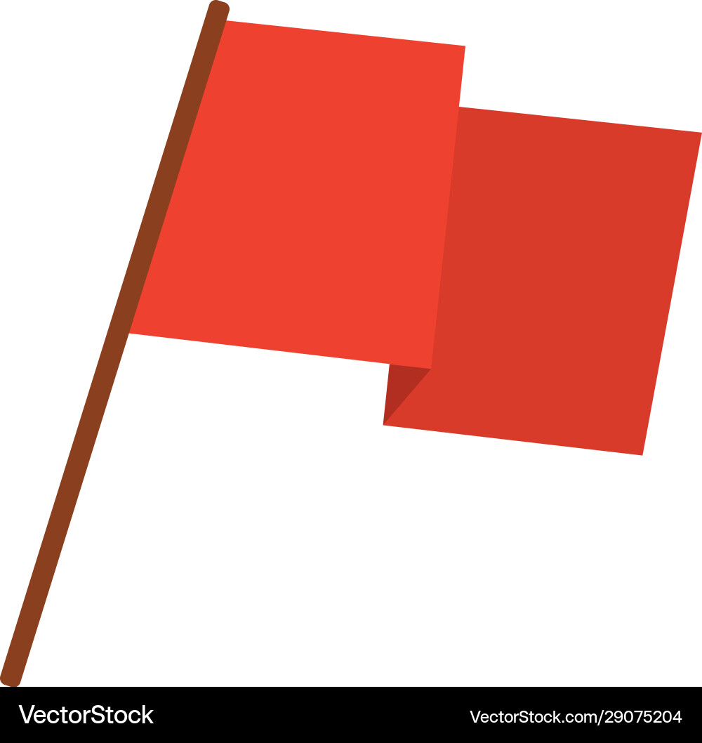 Isolated racing flag design Vector Image
