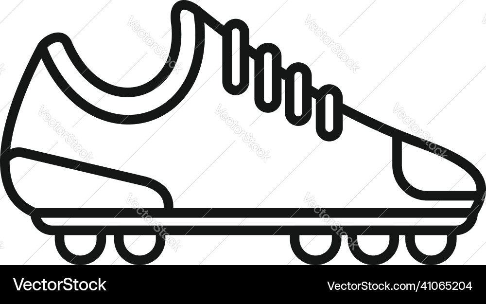 Soccer Boot Spikes Icon Vector Image