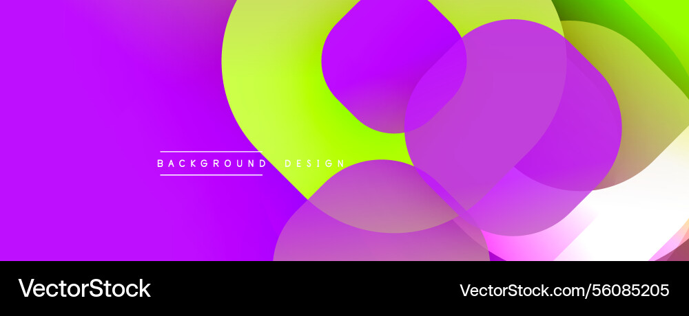 Abstract background with layered translucent vector image