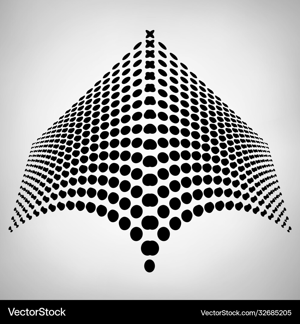 Abstract geometric element with distortion effect Abstract geometric element with distortion effect vector image