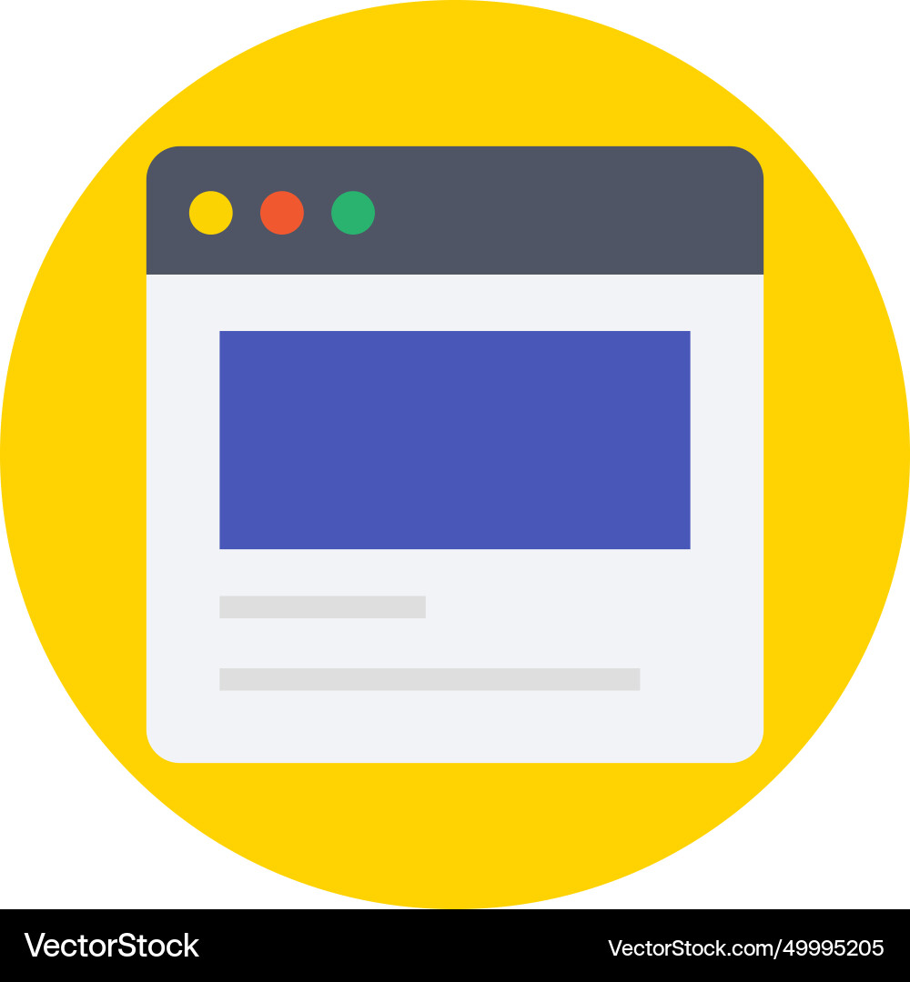 Bash command flat icon Vector Image