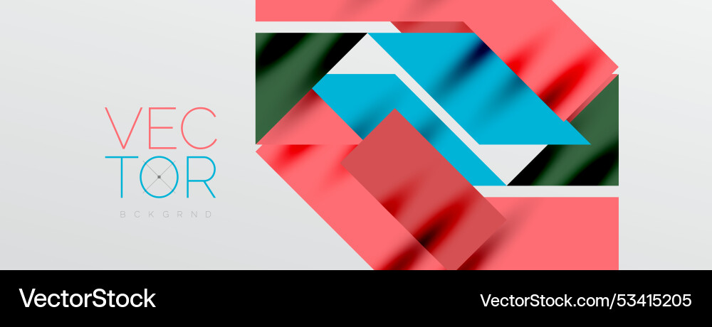 Dynamic lines and triangles Vector Image
