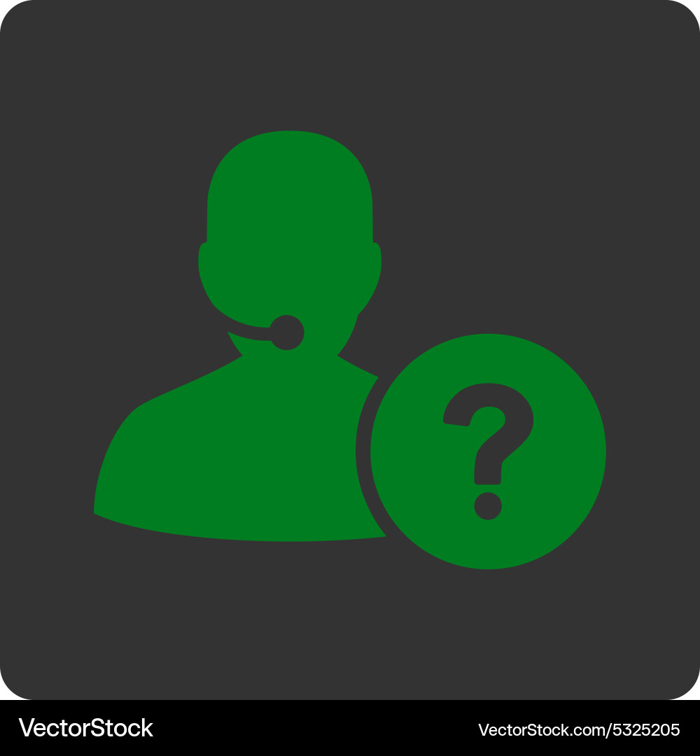 Online support icon from commerce buttons Vector Image