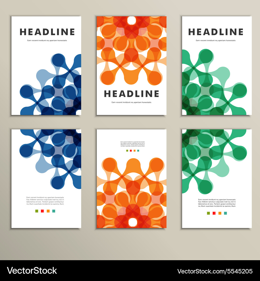 Pattern with abstract figures for design Vector Image