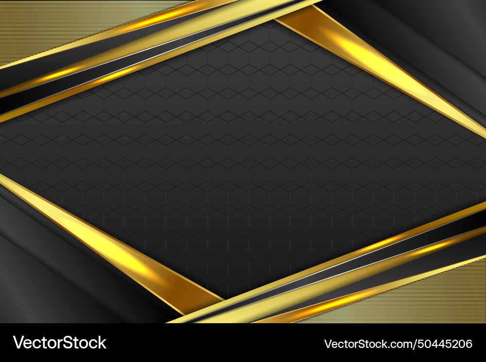 Abstract background triangle shape with gold Abstract background triangle shape with gold vector image