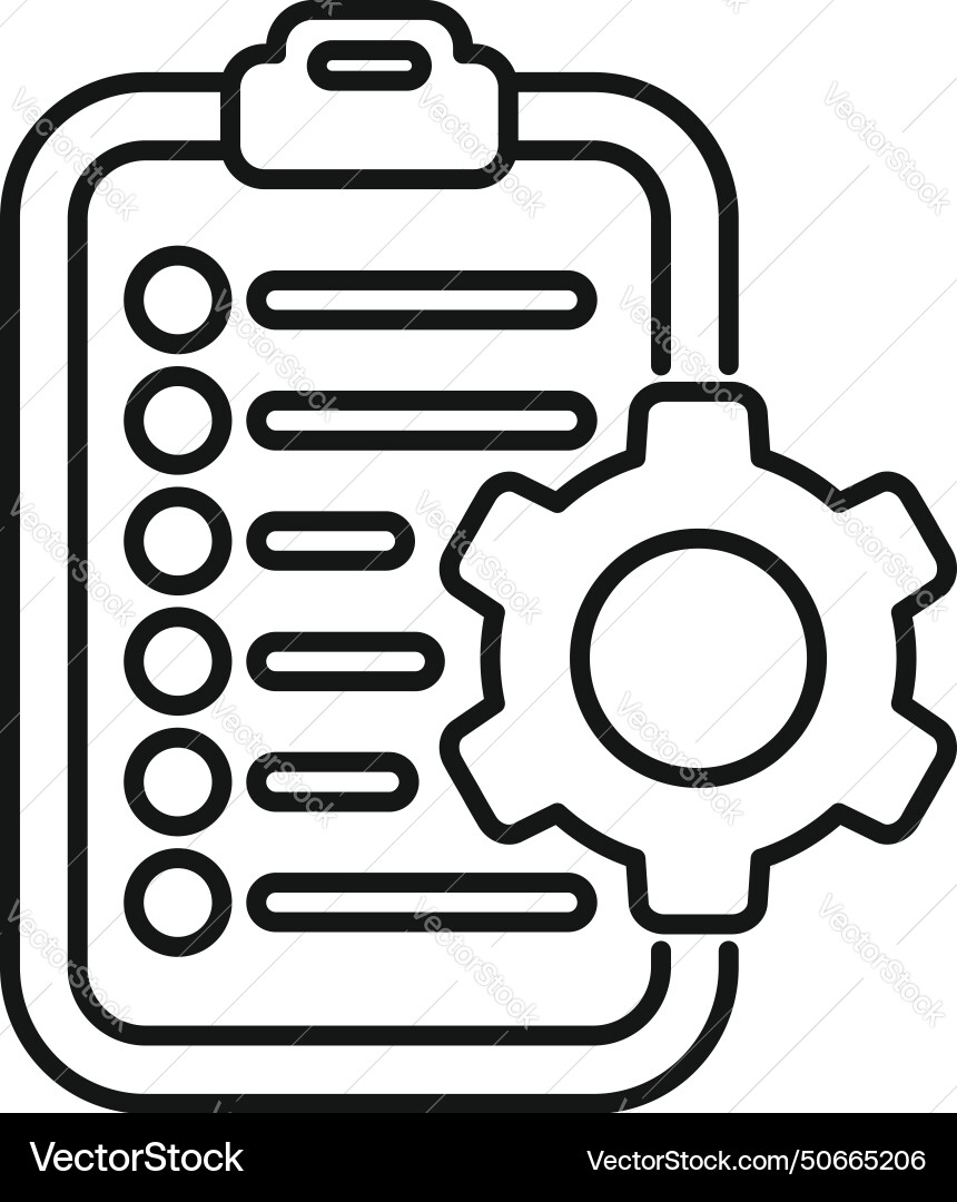 Clipboard random access icon outline ram Clipboard random access icon outline ram vector image