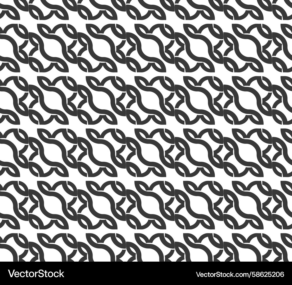 Seamless geometric pattern of overlapping circles Vector Image