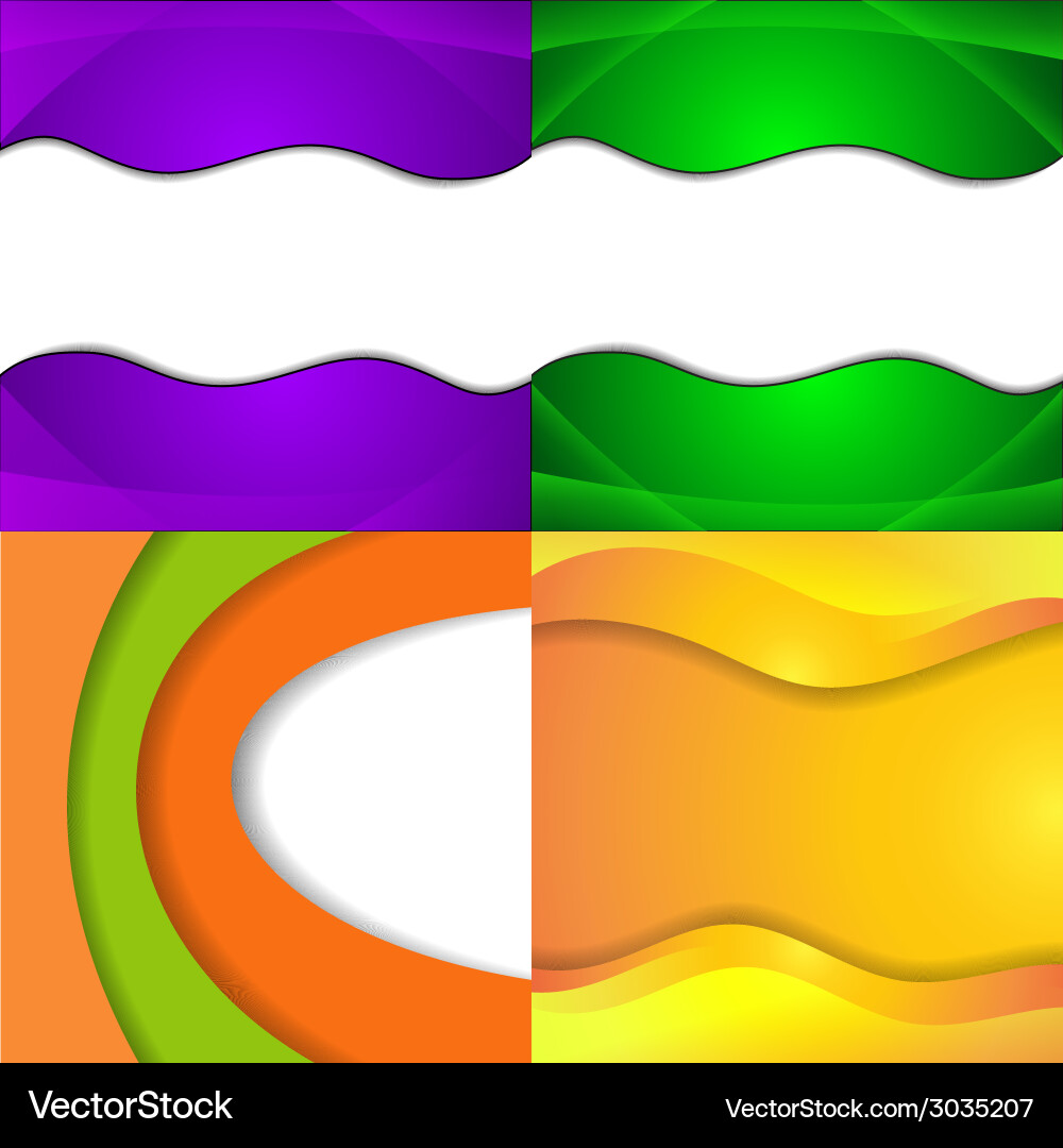 Big set of soft colored abstract background Vector Image