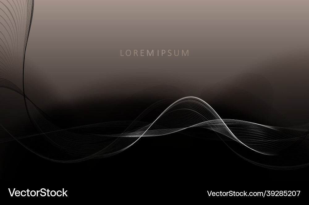 Dark abstract light minimal wave patterns Dark abstract light minimal wave patterns vector image