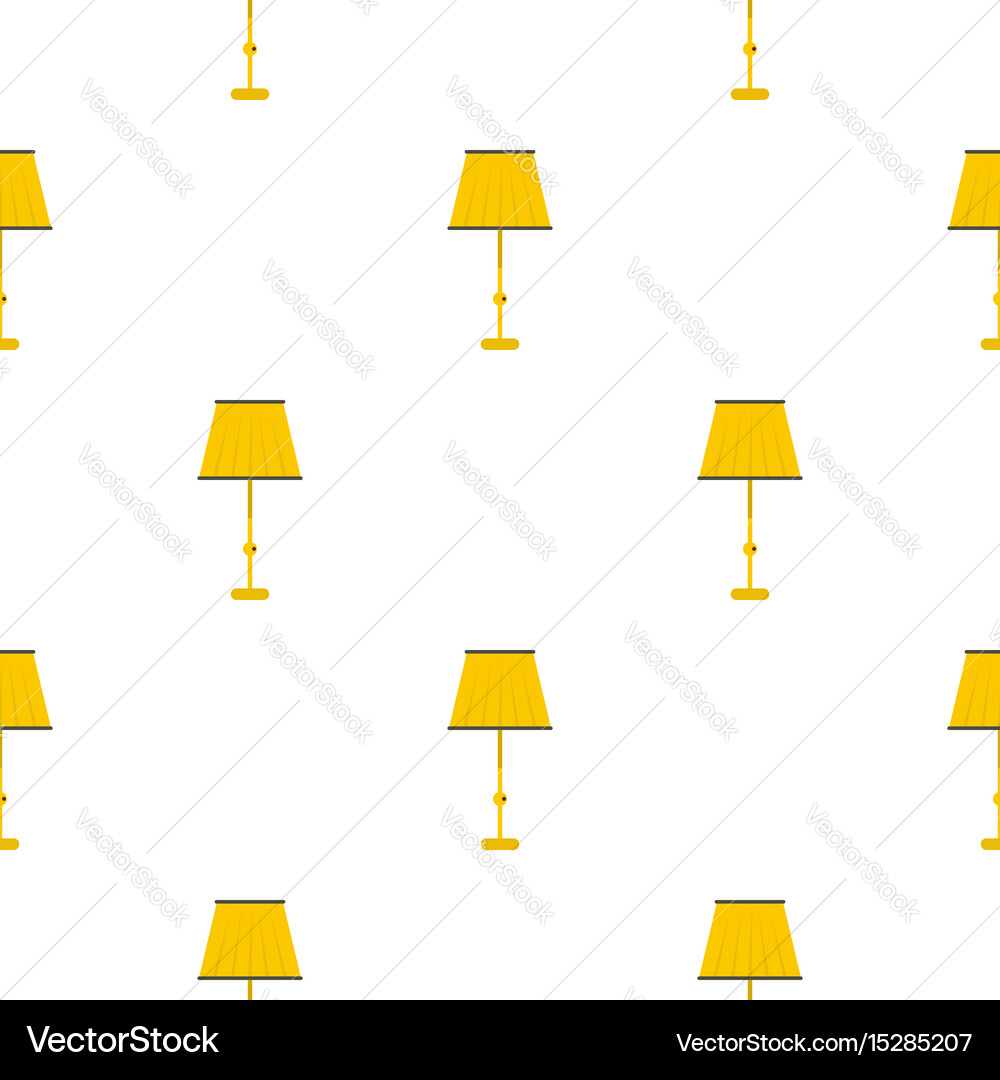 Floor lamp pattern seamless vector image