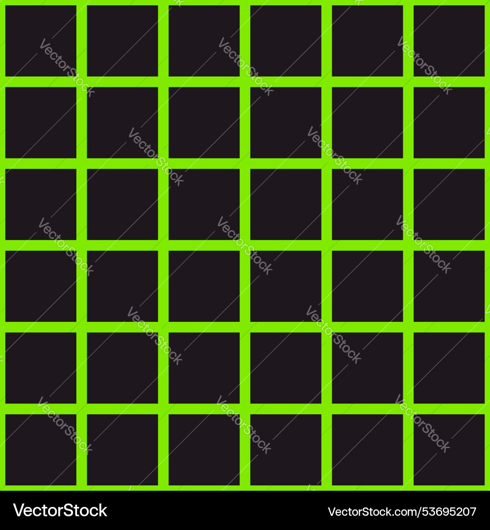 Retro neon green windowpane line check pattern Retro neon green windowpane line check pattern vector image
