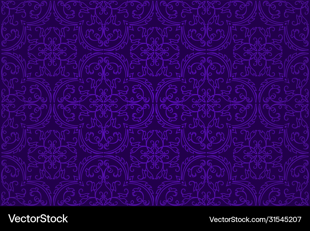 Seamless damask background pattern design Seamless damask background pattern design vector image