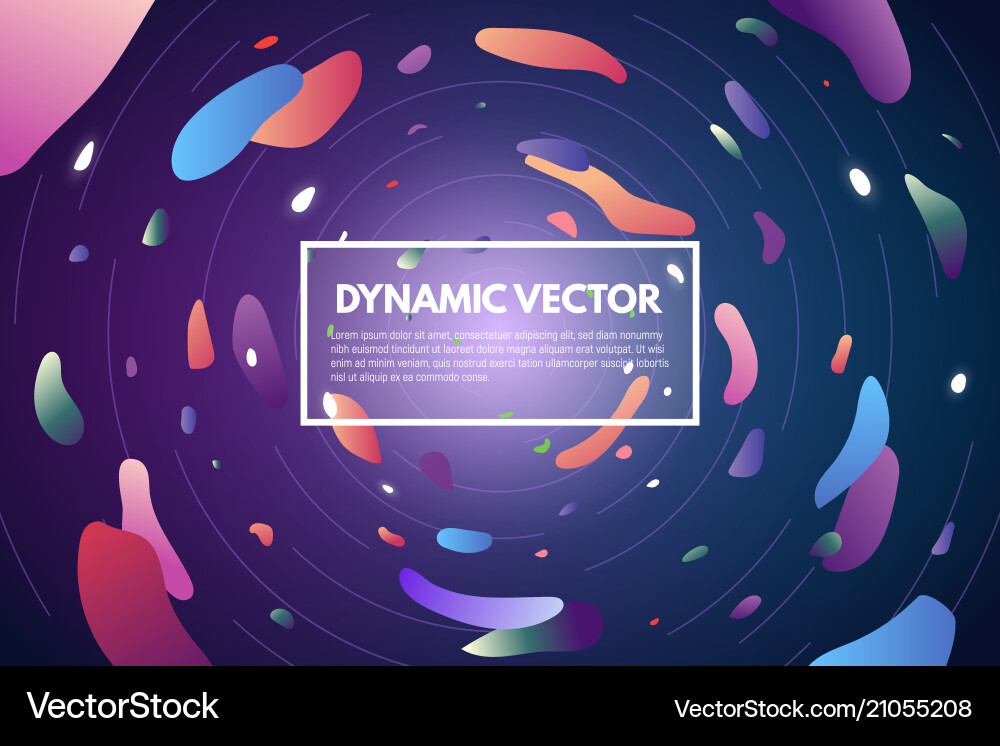 Abstract Color Splash Background vector image