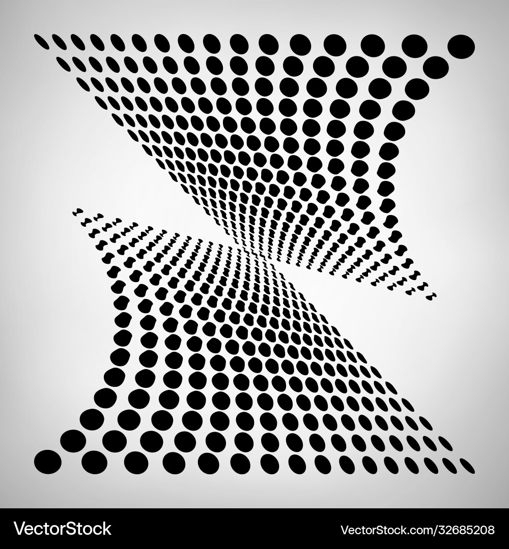 Abstract geometric element with distortion effect Abstract geometric element with distortion effect vector image