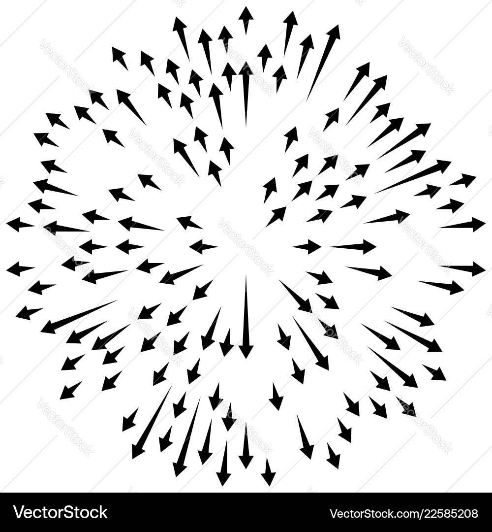 Radial lines element abstract radiating irregular Radial lines element abstract radiating irregular Vector Image