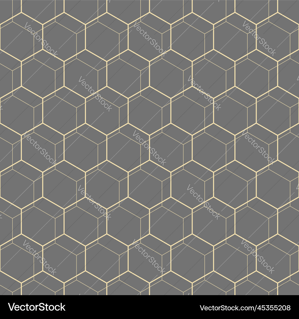 Seamless abstract pattern with hexagonal Vector Image