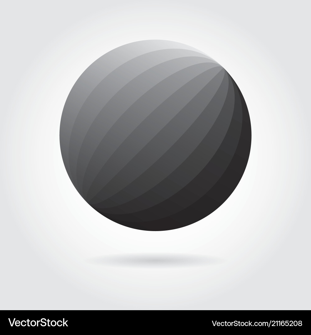 Smooth Gradient Circle Icon vector image