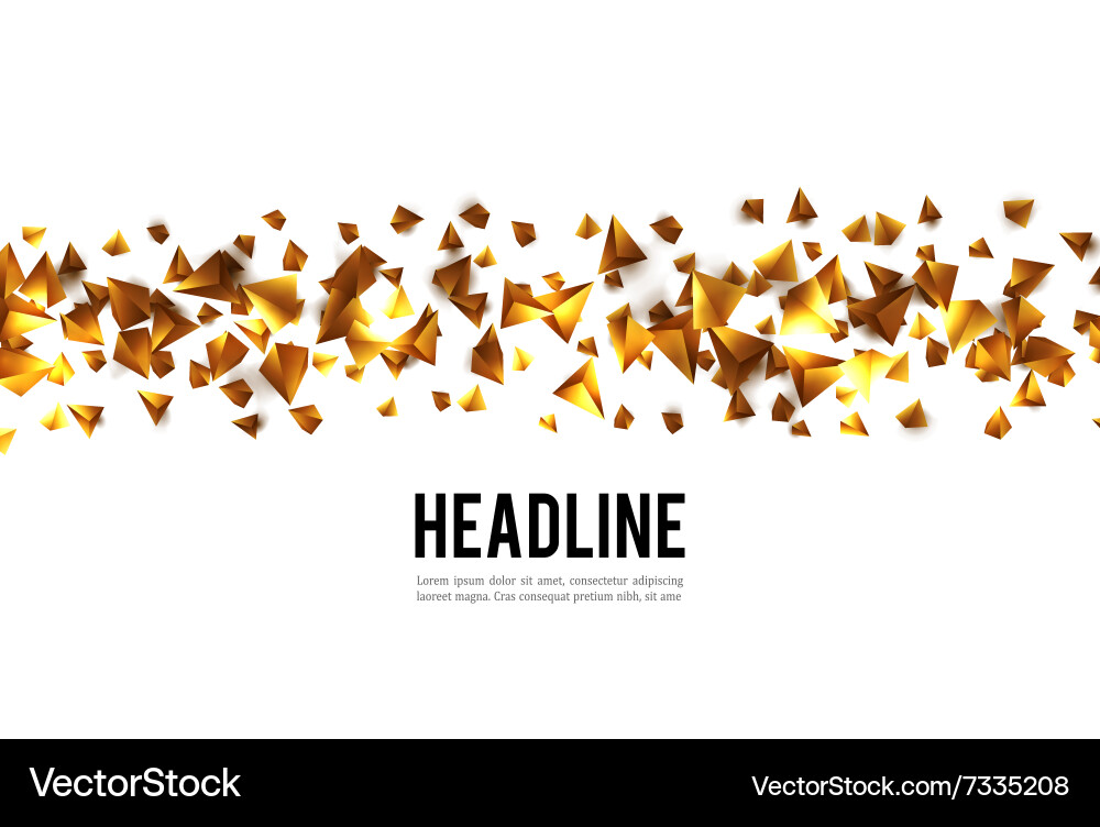 Wireframe polygonal background vector image