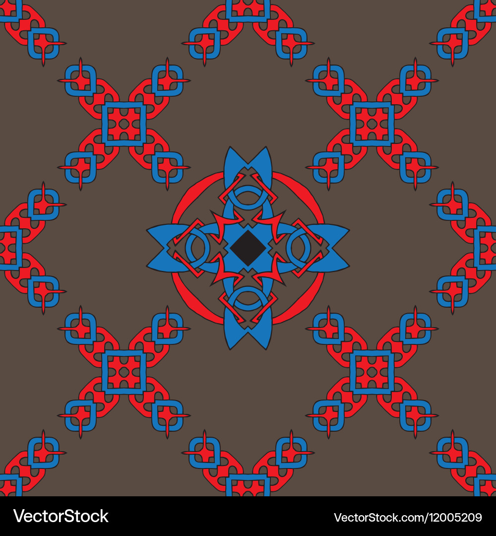 Beautiful background with celtic pattern Vector Image