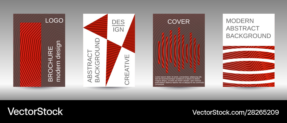 Creative backgrounds with abstract gradient linear vector image
