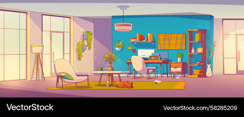 Floating Island Game Map Vector Image