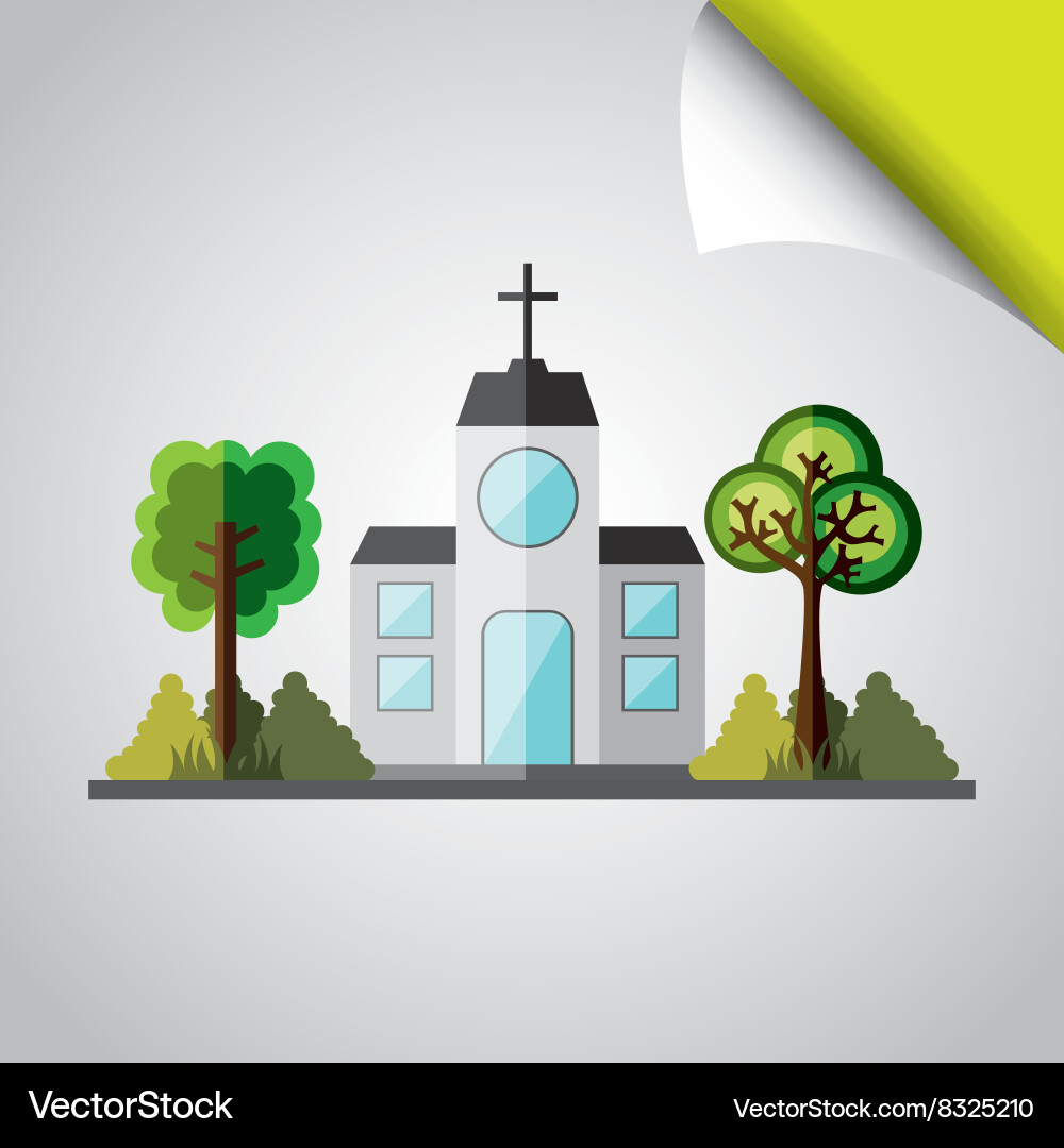 Building front design vector image