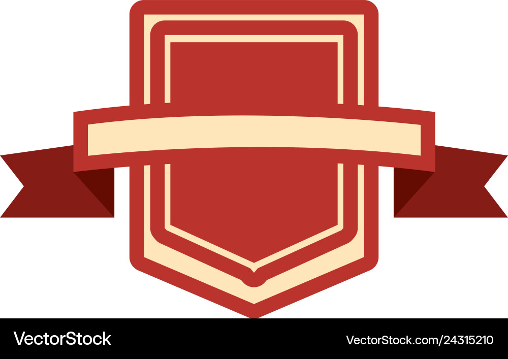 Emblem badge empty template Vector Image