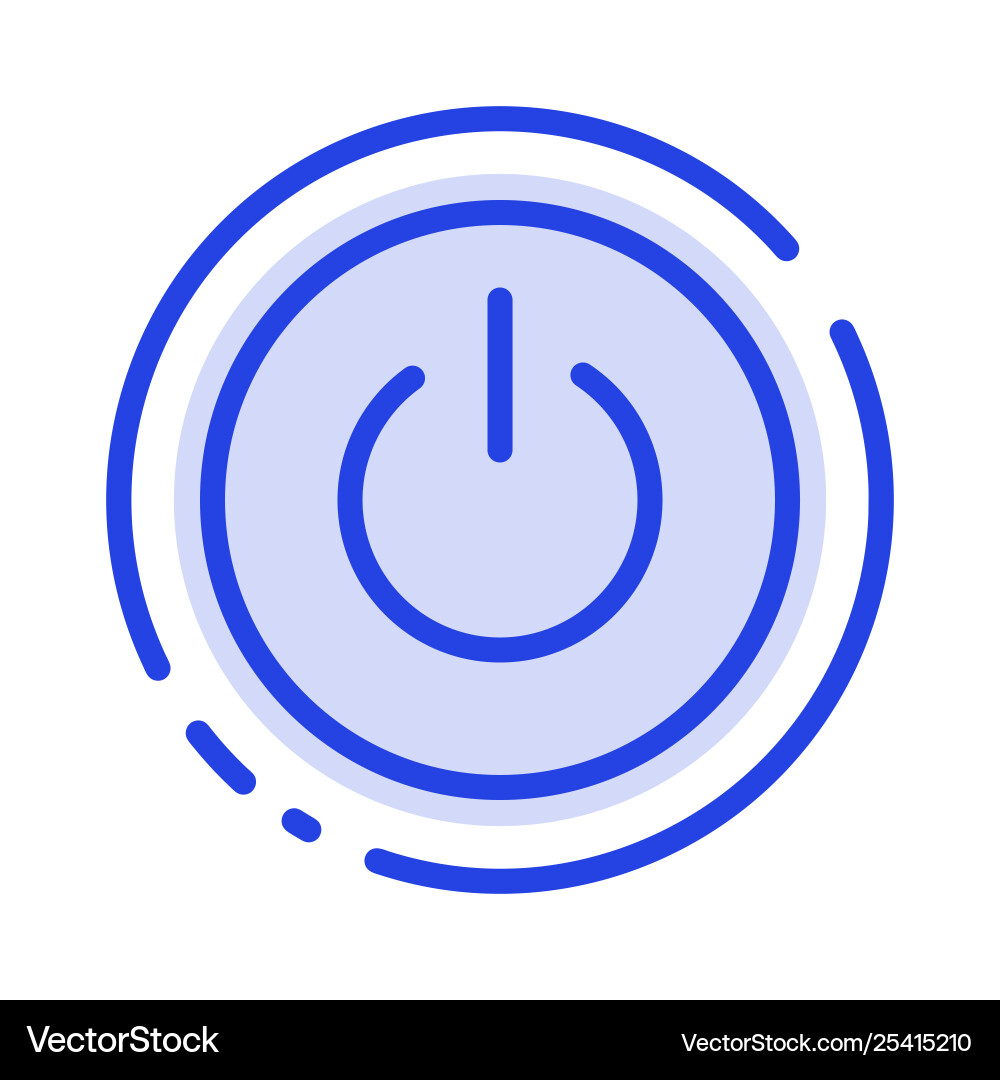 Interface on power ui user blue dotted line Interface on power ui user blue dotted line Vector Image