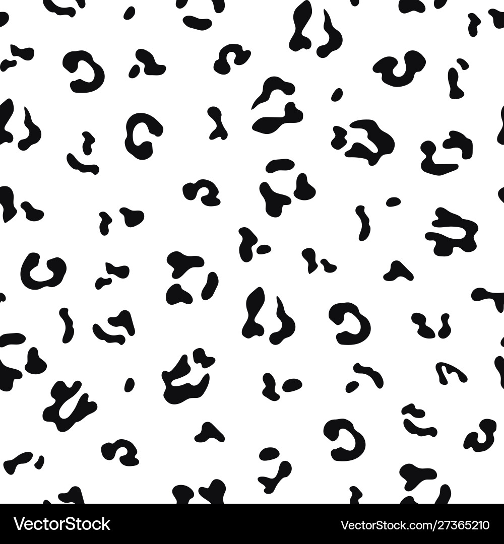 Seamless leopard pattern print Vector Image