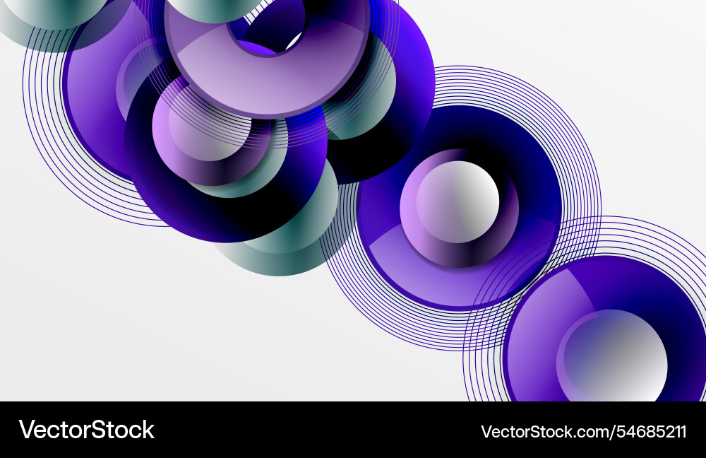 Abstract composition of overlapping circles Abstract composition of overlapping circles Vector Image