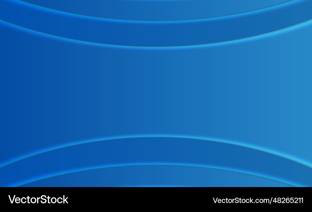 Blue curves paper layer background with space Vector Image