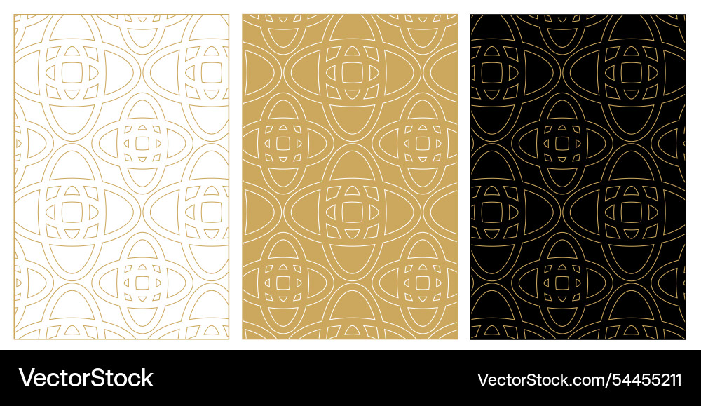 Set of patterns with crosses stripes lines Set of patterns with crosses stripes lines vector image