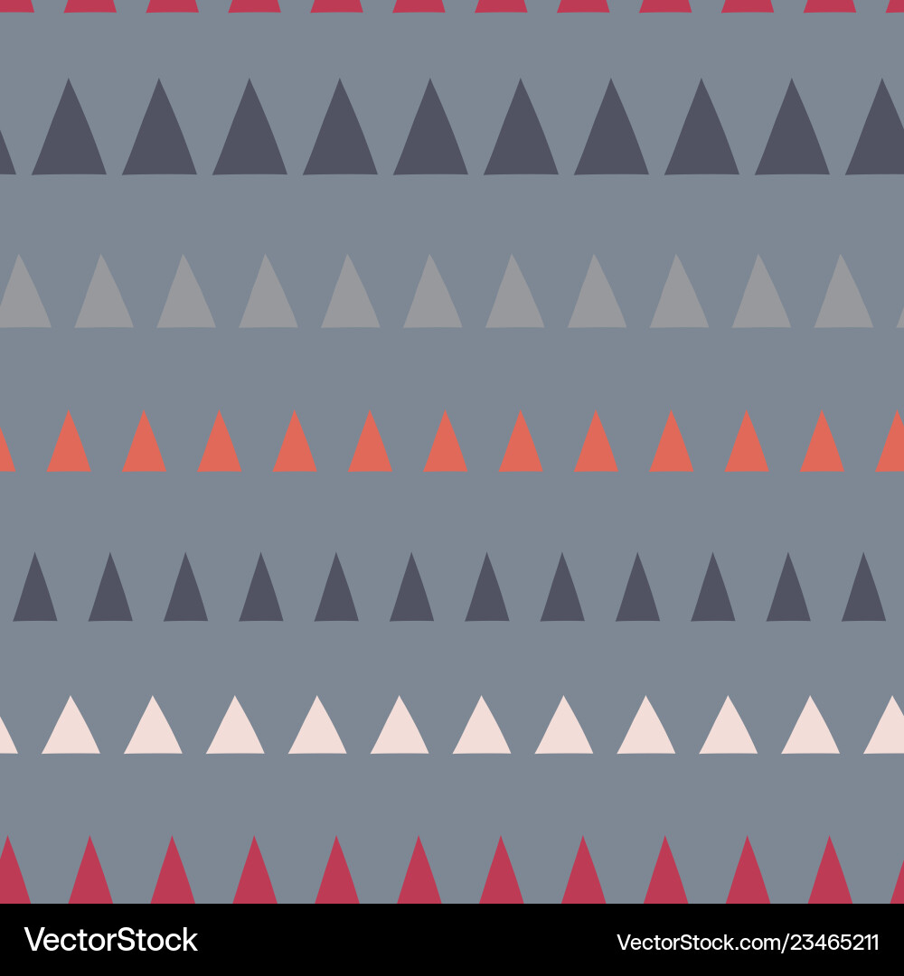 Triangular Row Pattern vector image