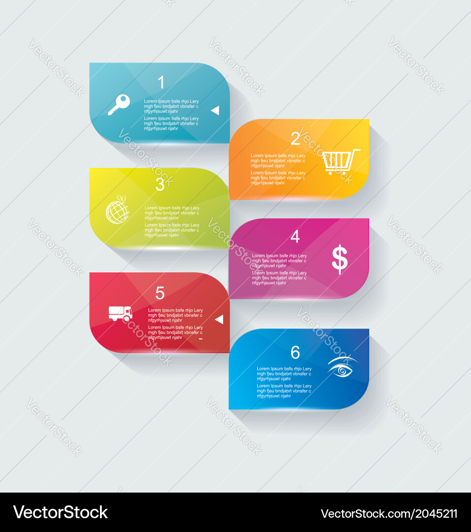 Web page design Vector Image