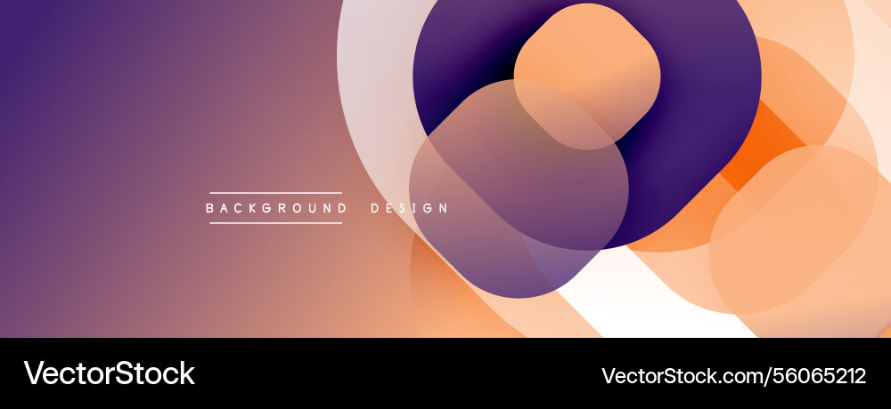 Abstract background with layered translucent Vector Image