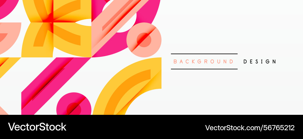 Abstract geometric shapes overlap creating Abstract geometric shapes overlap creating vector image