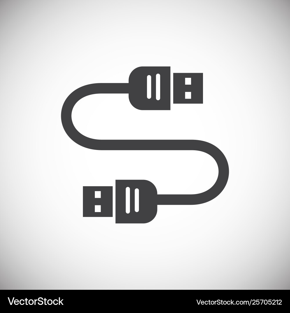 Computer hardware icon on background for graphic Vector Image