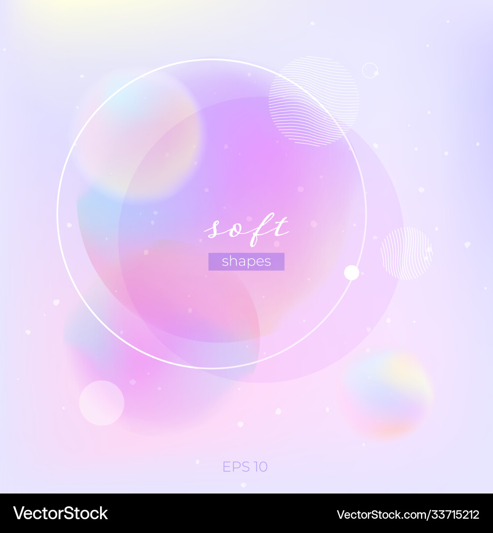Fluid Color Liquid Shapes Vector Image