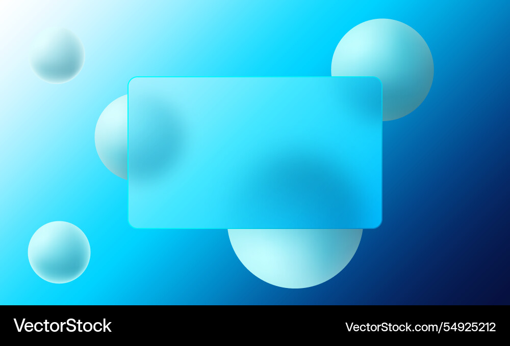 Glass morphism style layout transparent map Glass morphism style layout transparent map vector image