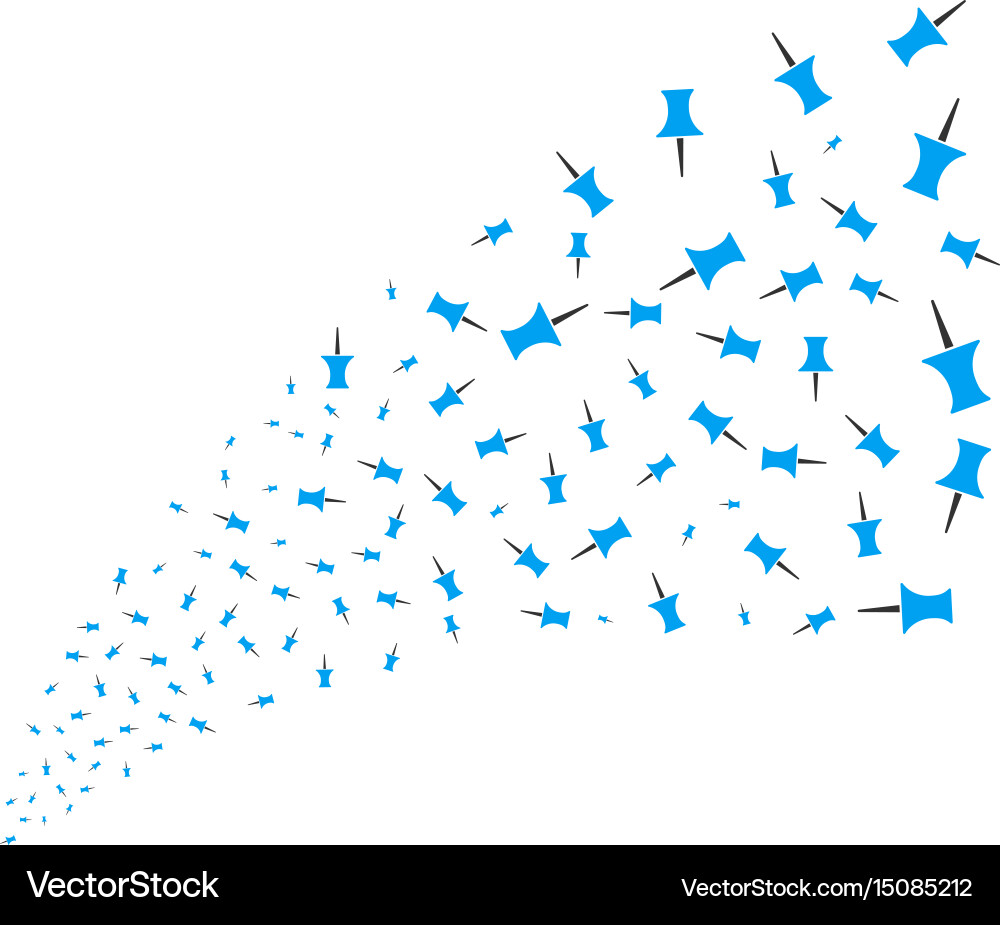 Pin source stream Vector Image