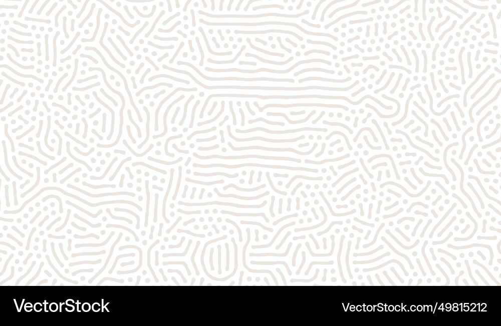Retro style organic turing lines pattern Vector Image