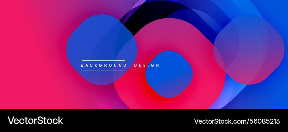 Abstract background with layered translucent Vector Image