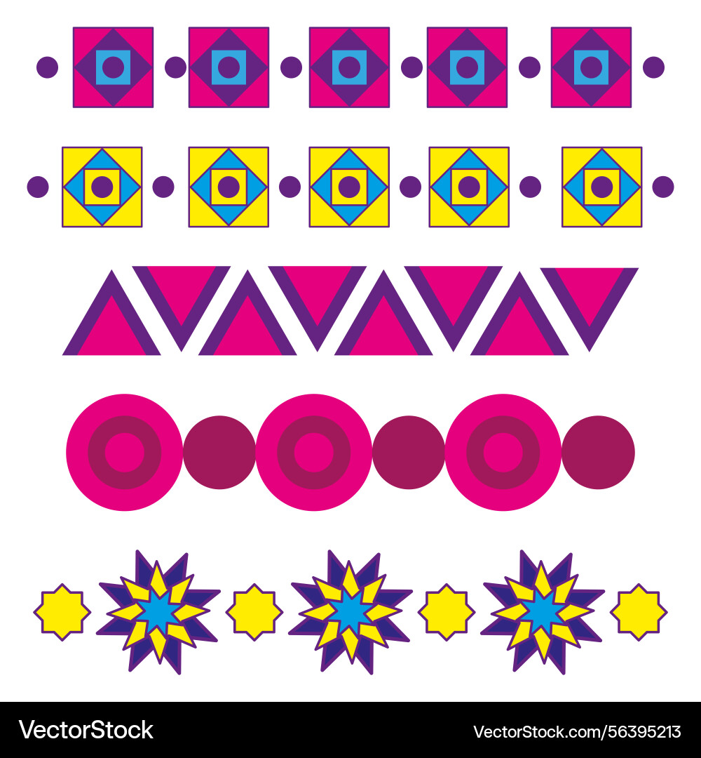 Abstract pattern geometric shapes design Abstract pattern geometric shapes design vector image