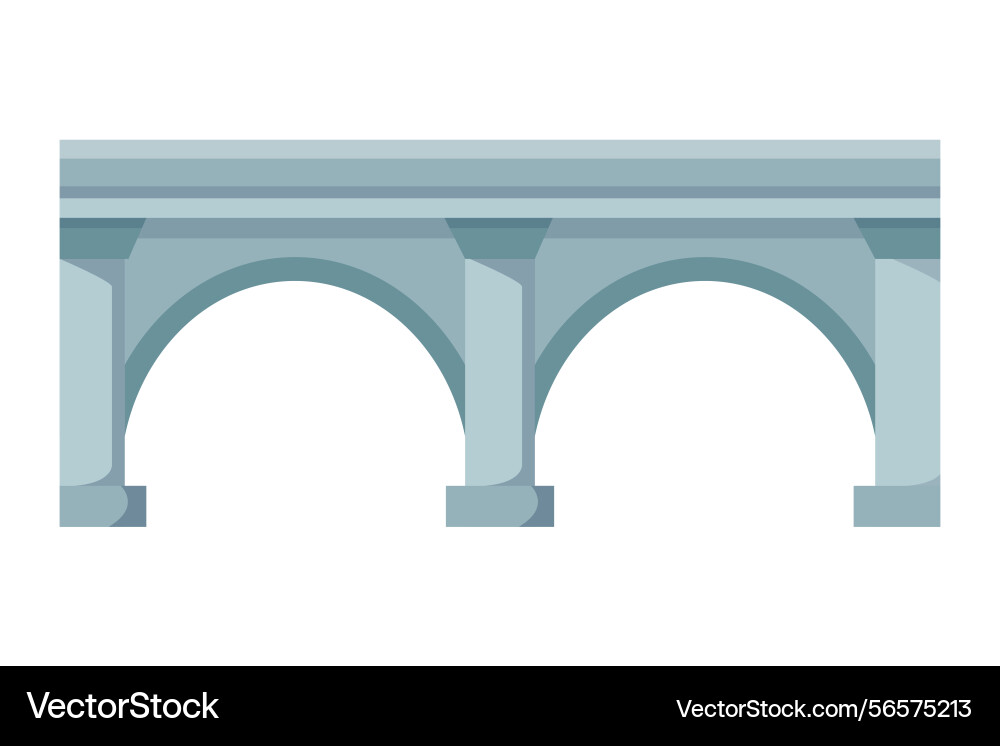 Distinctive architectural bridge design tailored Distinctive architectural bridge design tailored vector image