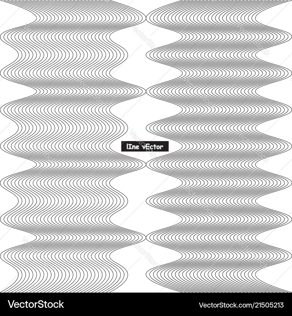 Modern design lines pattern repeat undulated Modern design lines pattern repeat undulated vector image